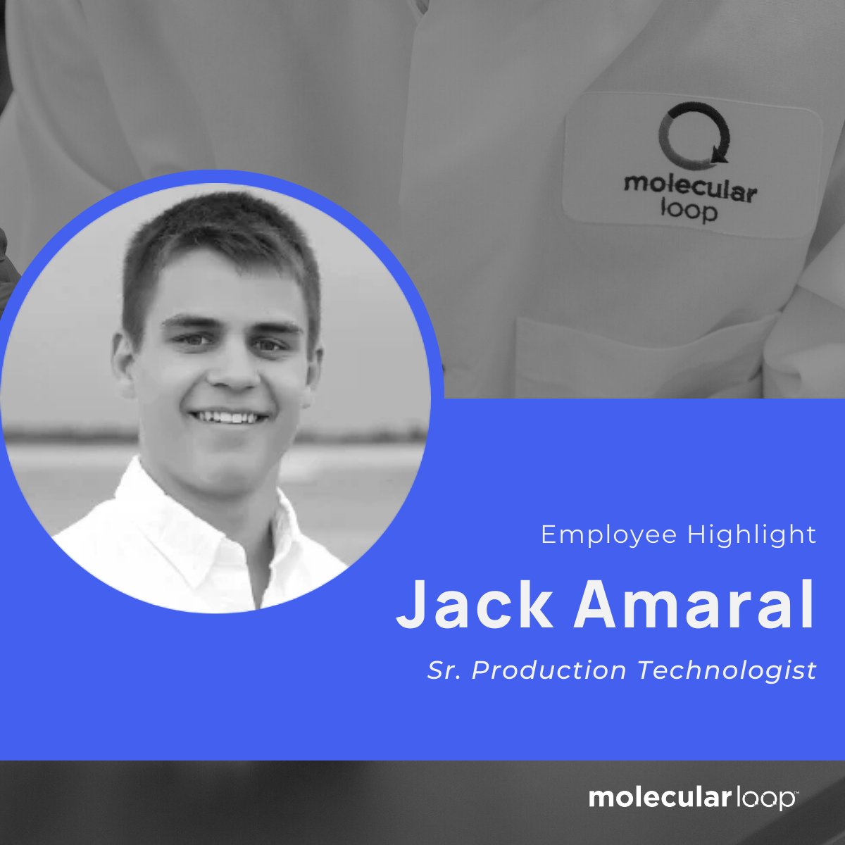 MolecularLoop's tweet photo. Congrats Class of 2023! 🎓✨ At Molecular Loop, we celebrate milestones and the power of education. Special shout-out to our amazing employee Jack Amaral, who joined us after graduating. To new grads, embrace opportunities &amp; believe in your dreams! #ClassOf2023 #Graduation https://t.co/AOGLoHn7fy