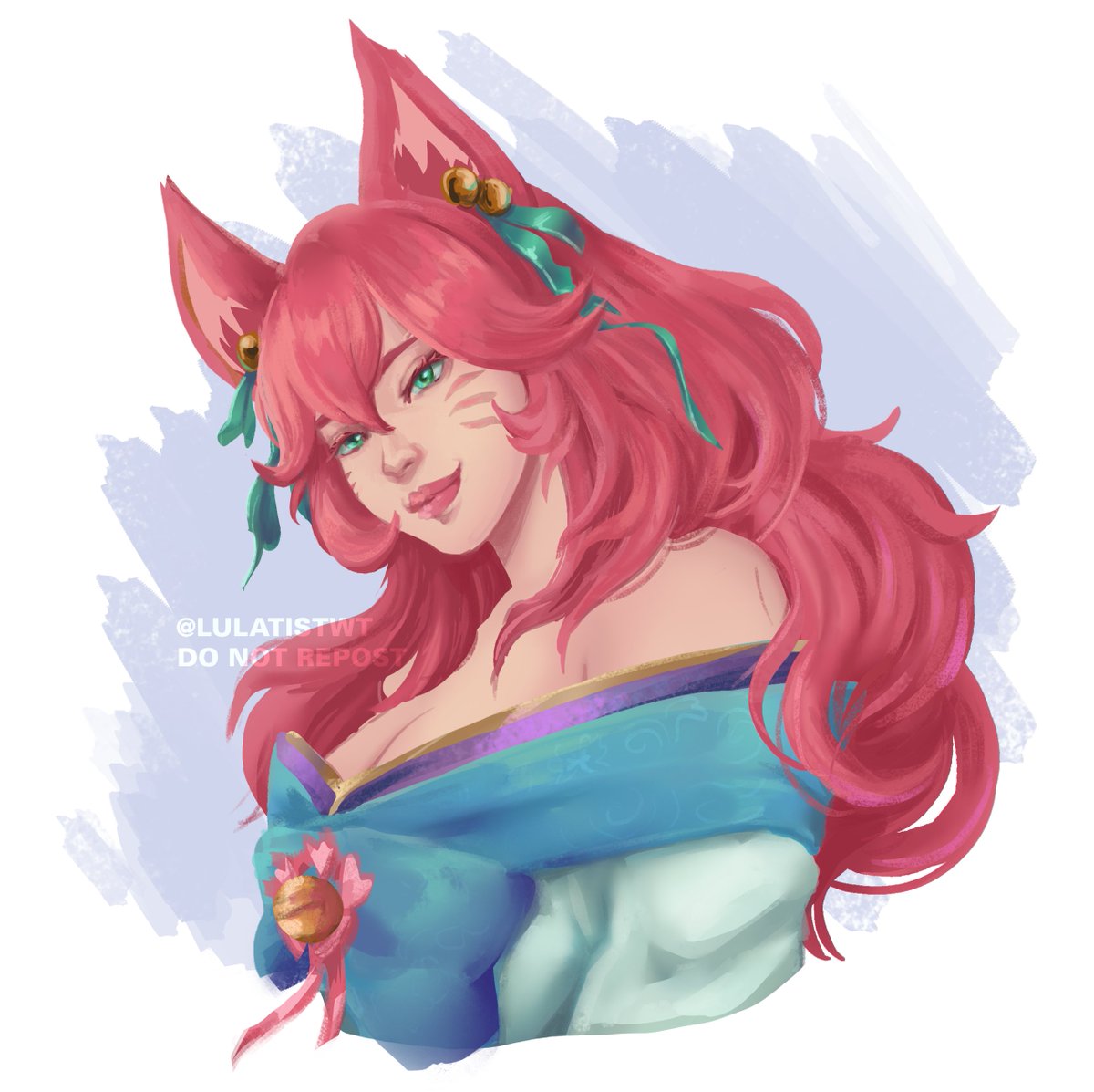lulatistwt's tweet photo. #Ahri  porque pintó🌸

#ArtofLegends #LeagueOfLegends #Spiritblossom https://t.co/2peUMIysLX