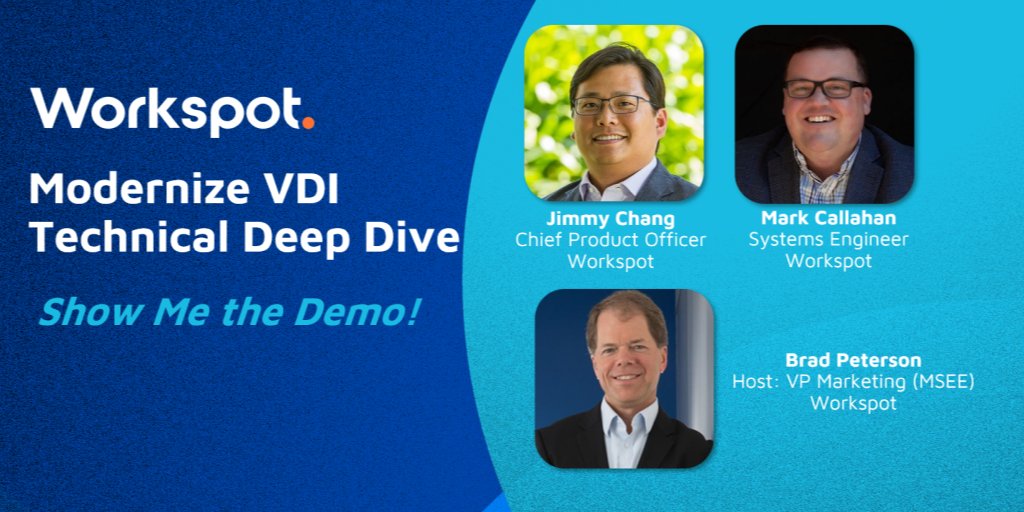 June 6! Join our Workspot technical deep dive to see live demos of the #Cloud PC platform that is modernizing end-user computing across industries. We'll show you the key differentiators - industry-first capabilities - that deliver business value fast. bit.ly/3IDTMlI