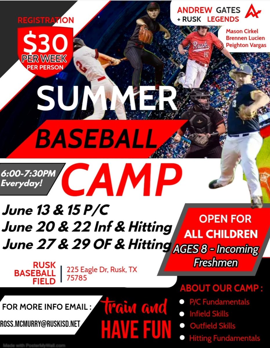 Rusk Baseball tweet media