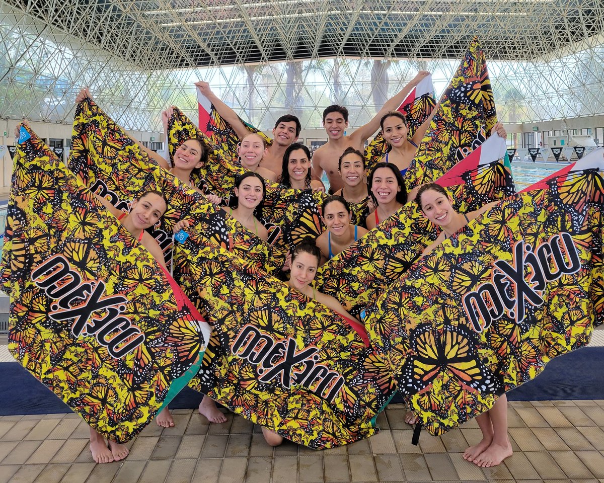 Para todos los que quieran la toalla oficial de la selección nacional de natación artística aquí les dejo el link:dryup.mx/collections/na… 🦋🇲🇽❤️