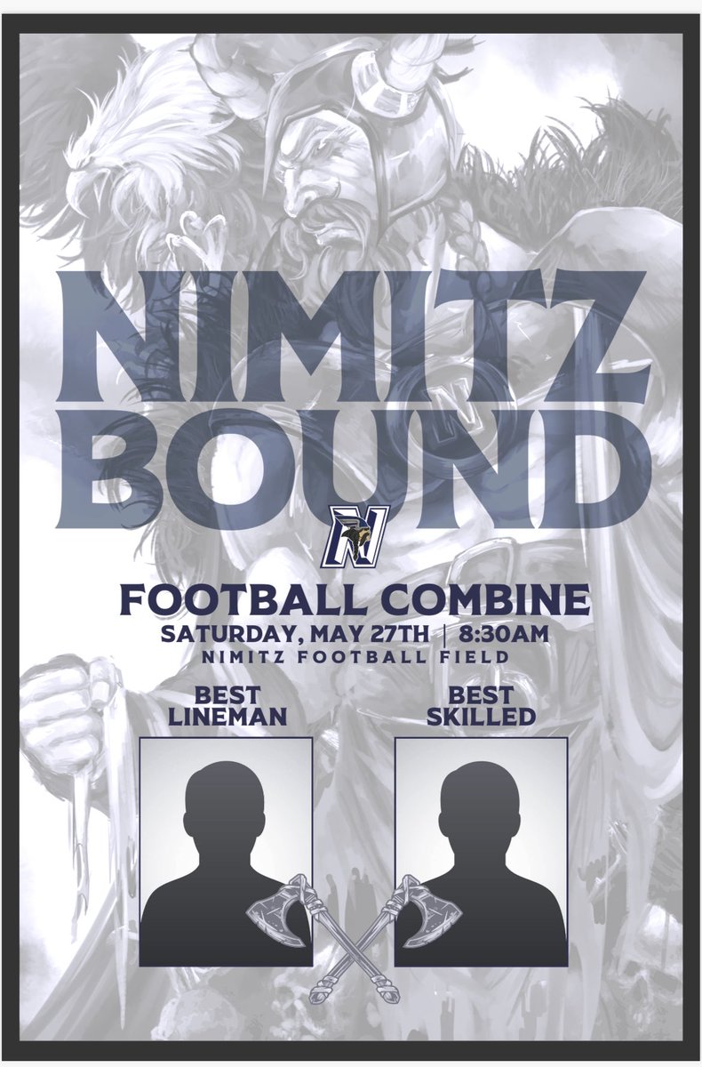 Coach M.A. Small II (@coach_m_a_small) on Twitter photo Class of 2027 Incoming <a href="/NimitzVikings/">Nimitz High School</a> Freshman <a href="/NimitzFootball1/">Nimitz Football</a> student athletes are going to heat things up on the southside this weekend. Can’t wait!
<a href="/IISDAthletics/">Irving ISD Athletics</a>
@VikingDirector Class of 2027 Incoming <a href="/NimitzVikings/">Nimitz High School</a> Freshman <a href="/NimitzFootball1/">Nimitz Football</a> student athletes are going to heat things up on the southside this weekend. Can’t wait!
<a href="/IISDAthletics/">Irving ISD Athletics</a>
@VikingDirector