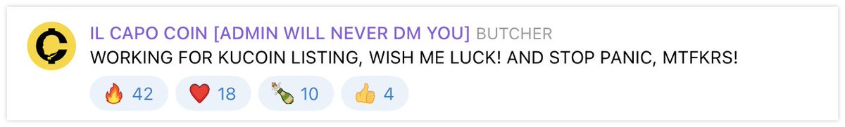 CryptoBoss1984's tweet photo. $CAPO on @kucoincom soon? #CapoCommunity https://t.co/A4umgYe5gq