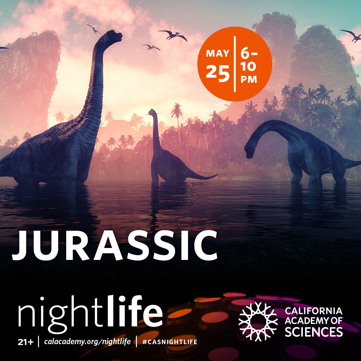 Excited to be headed back to <a href="/calacademy/">California Academy of Sciences</a> for Jurassic Nightlife this Thursday. Swing by and check out our <a href="/ucmpberkeley/">UC Museum of Paleo</a> table!