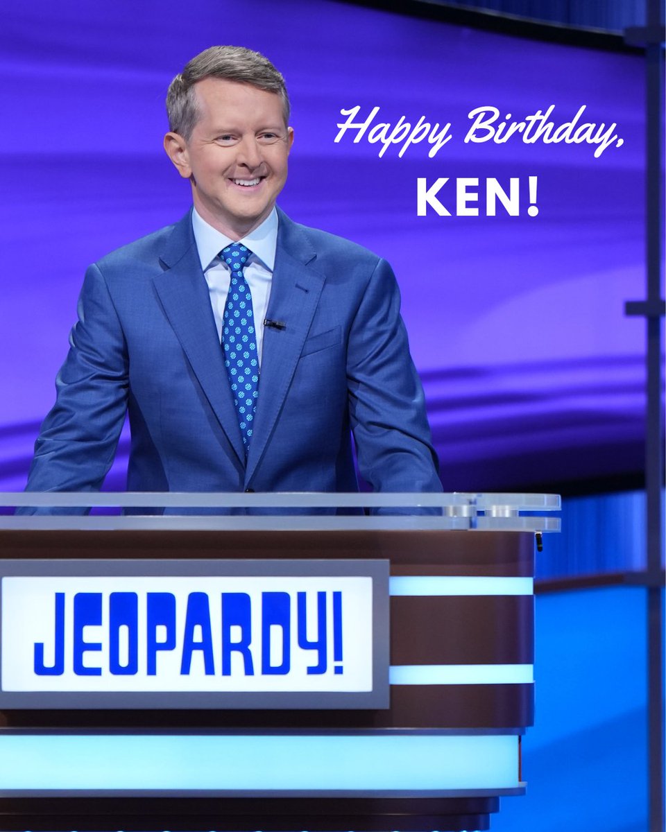 Jeopardy's tweet photo. This Jeopardy! host, born May 23, has won more games (by a lot) than any other player in the show's history.

Who is ... Ken Jennings?

Happy Birthday, @KenJennings! 🥳 https://t.co/PH8lwKoY3O