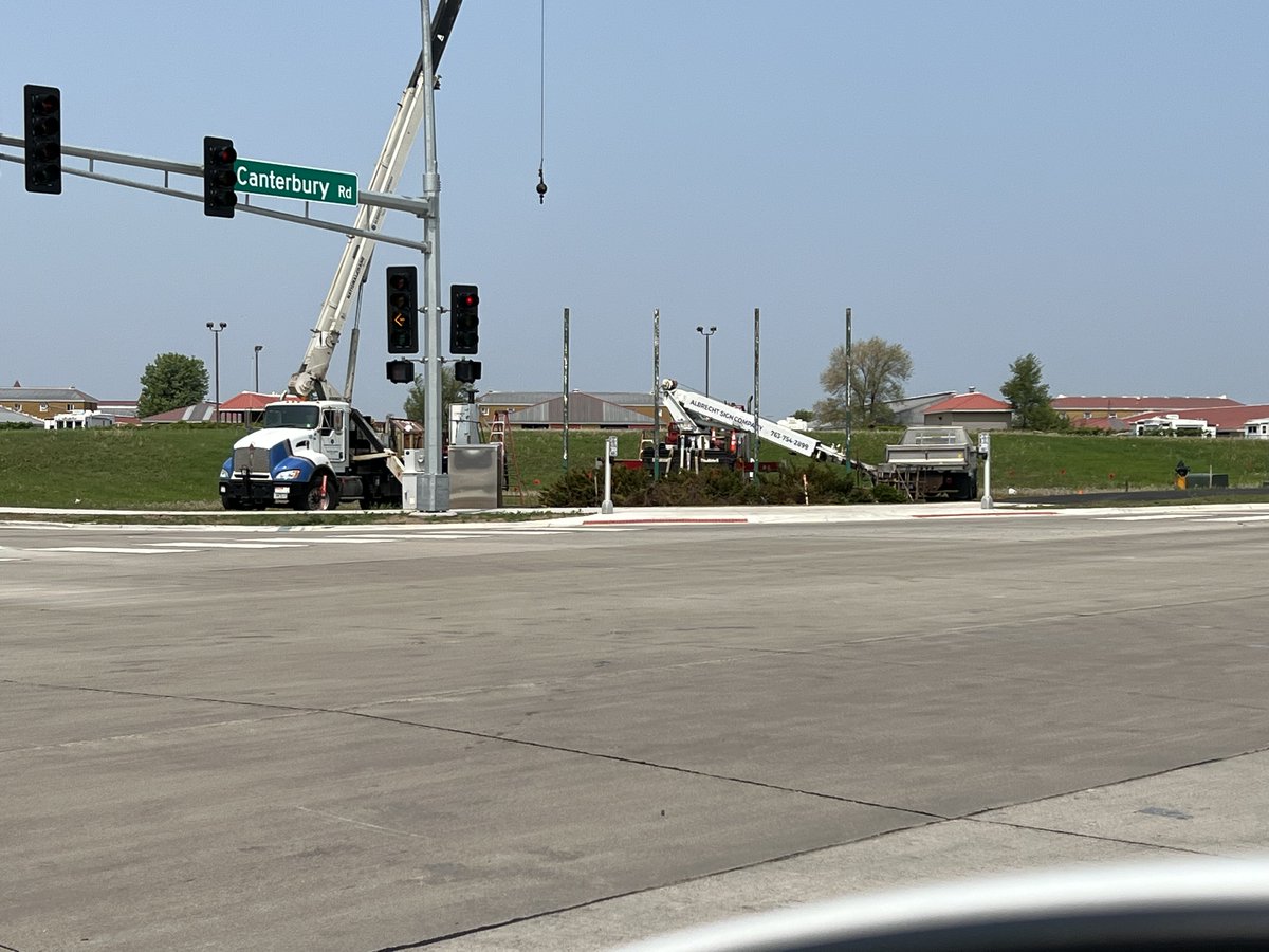 CanterburyPark's tweet photo. Out with the old, in with the new at Canterbury Park! Our Marquee sign was taken down this morning and the new sign was spotted on Hwy. 169!
4 Days until Live Racing! #MNFun https://t.co/42nUy5c1i8