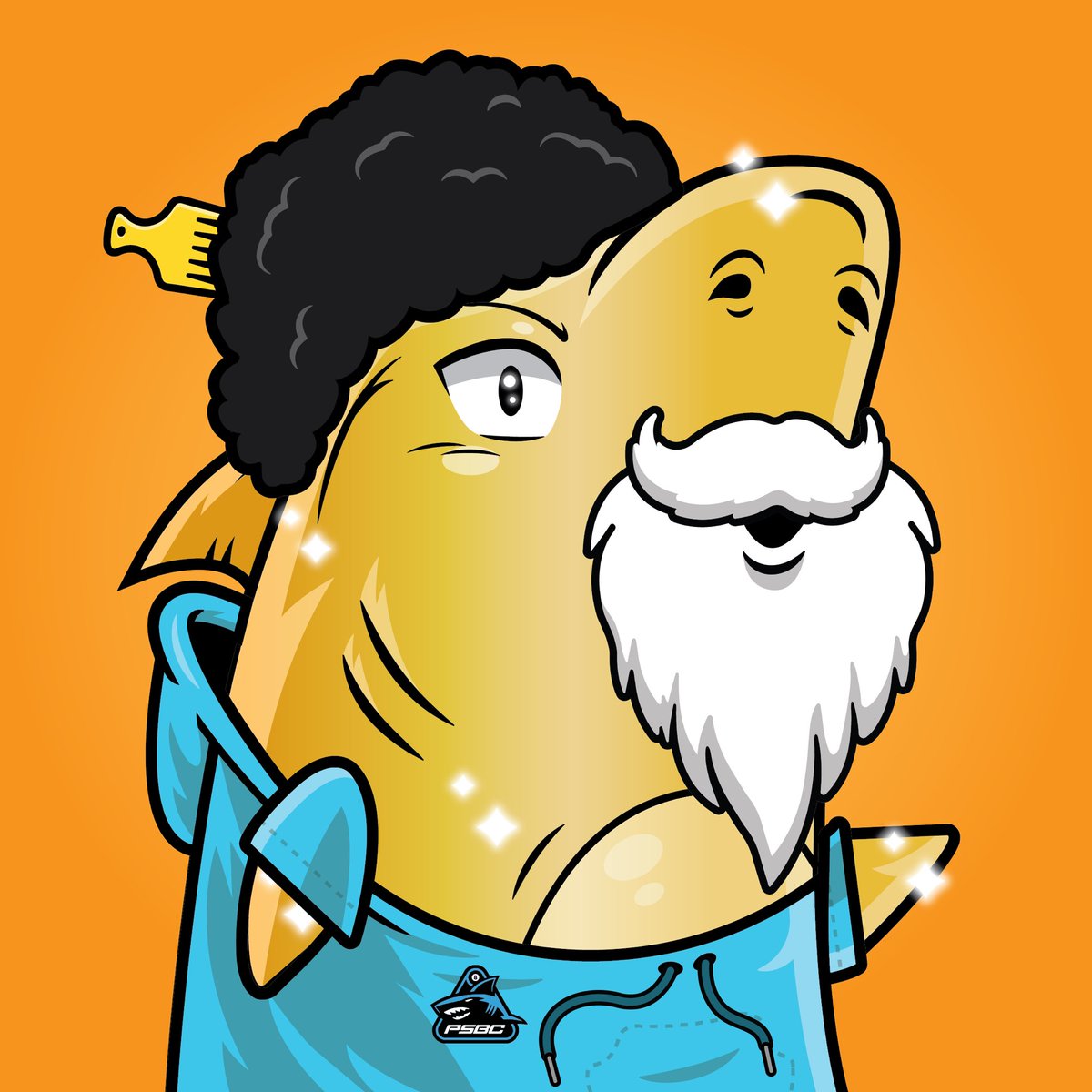 Two Santa beard Pool Sharks were minted within the last 10 mints. Two of the rarest sharks so far with their rare bodies as well. Which one is your favorite?