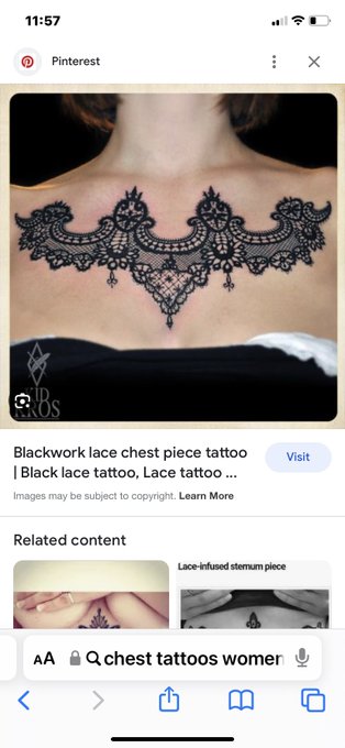 2 pic. Where are my tattoo lovers? I want a chest piece… something Victorian but similar to these- show