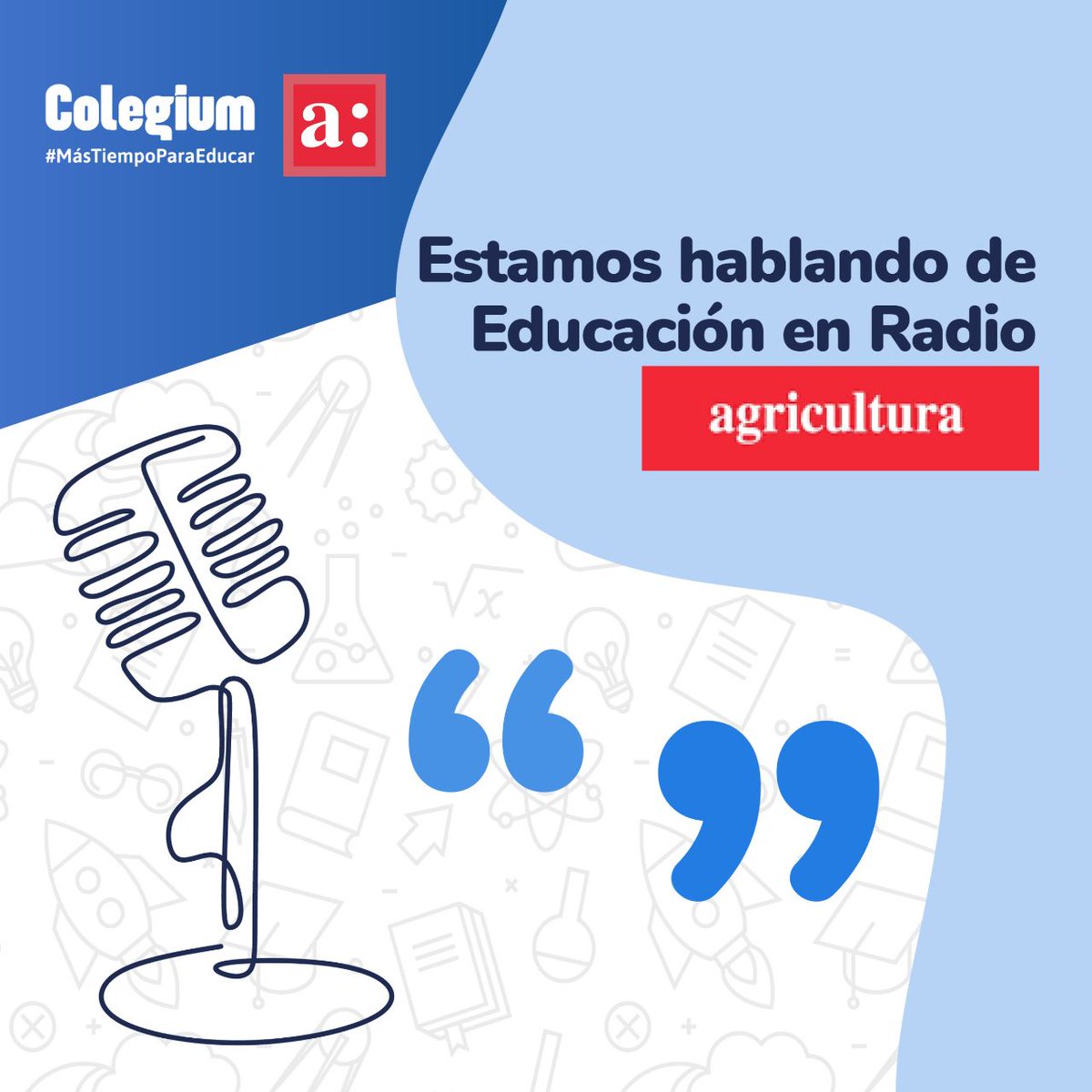 Seguimos hablando de Educación con nuestro Director Pedagógico <a href="/hmartinez/">Hugo Martinez Alvarado</a> 👨‍🦱
Hugo explicó "Tus datos te hablan y se transforman en información útil para tomar decisiones críticas".
👩🏻‍🏫 Revisa la entrevista completa desde el minuto 23 radioagricultura.cl/podcast/educac… 
#MásTiempoParaEducar