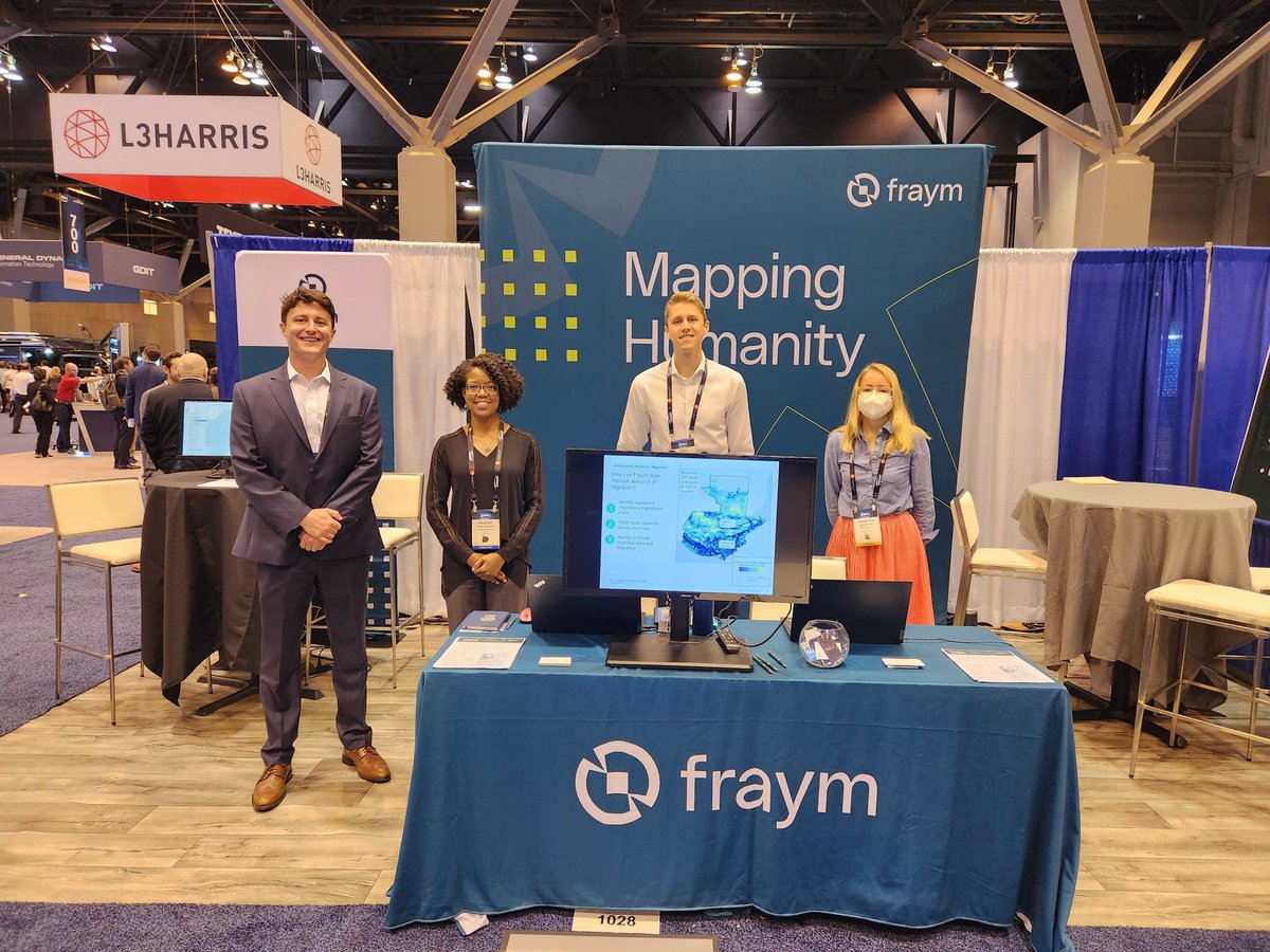 fraym_io's tweet image. We&apos;re @NGA_GEOINT booth #1028 this week! Stop by for a demo of our foundational human geography data. 🚀🛰️😀

#GEOINT2023
#MappingHumanity
#NGAinSTL
