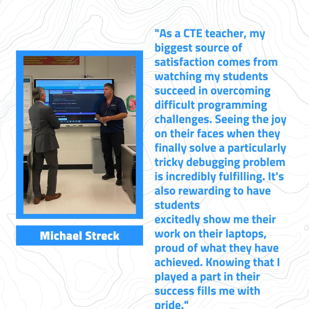 DE_Pathways's tweet photo. Let us continue to express our heartfelt gratitude to the extraordinary Delaware CTE teachers who consistently leave a profound impact on the lives of their students!

Read about our CTE Student accomplishments in our latest blog: https://t.co/RzEDPr3shV

#DelawarePathways https://t.co/qtqy4Jji1t