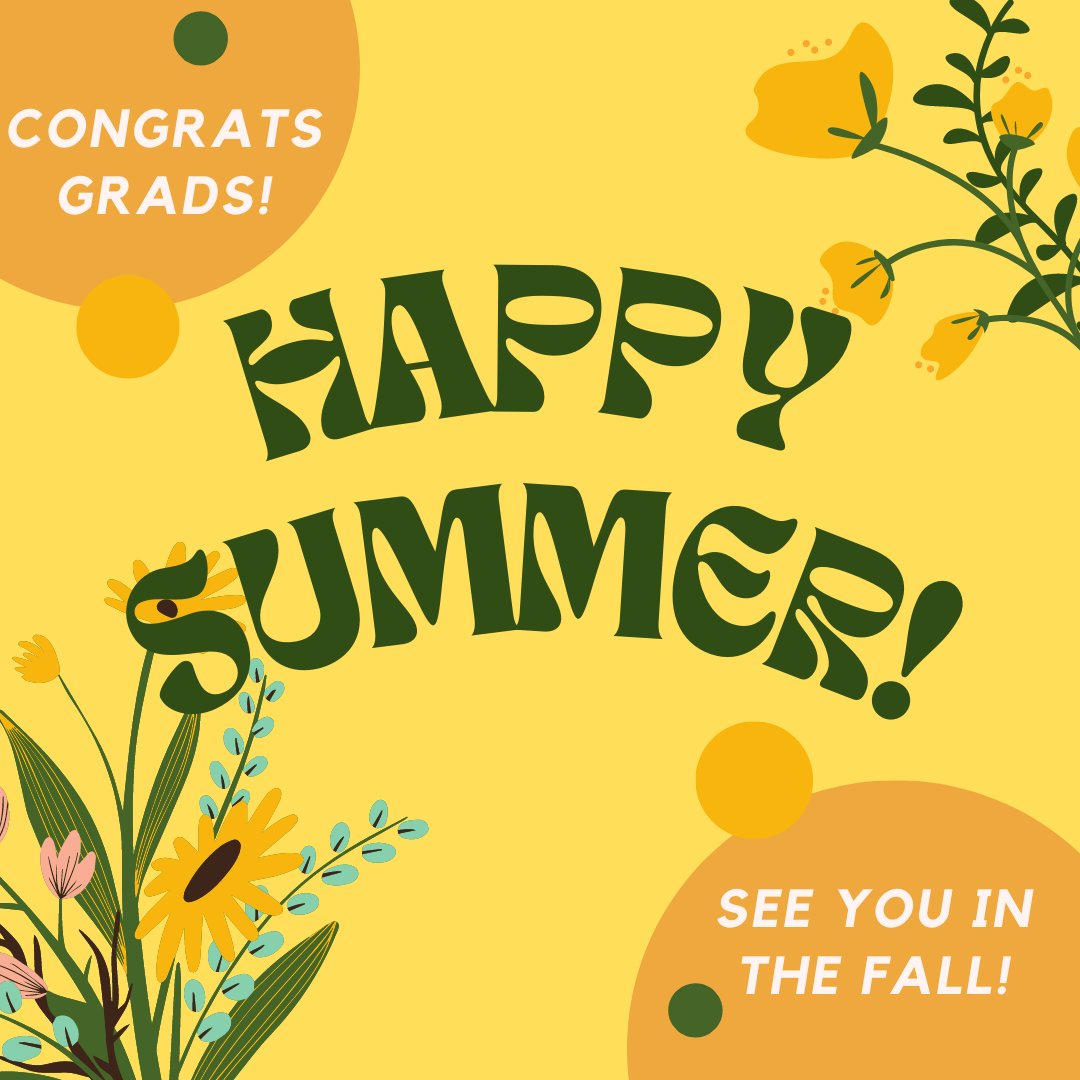 🌷☀️🌻Happy summer!🌸🌈🌼 As we reflect on this academic year, we're incredibly grateful for all the wonderful connections we've fostered and programs we've embarked on. Thank you to all our partners, friends, students, and collaborators. We can't wait to see you in the fall!