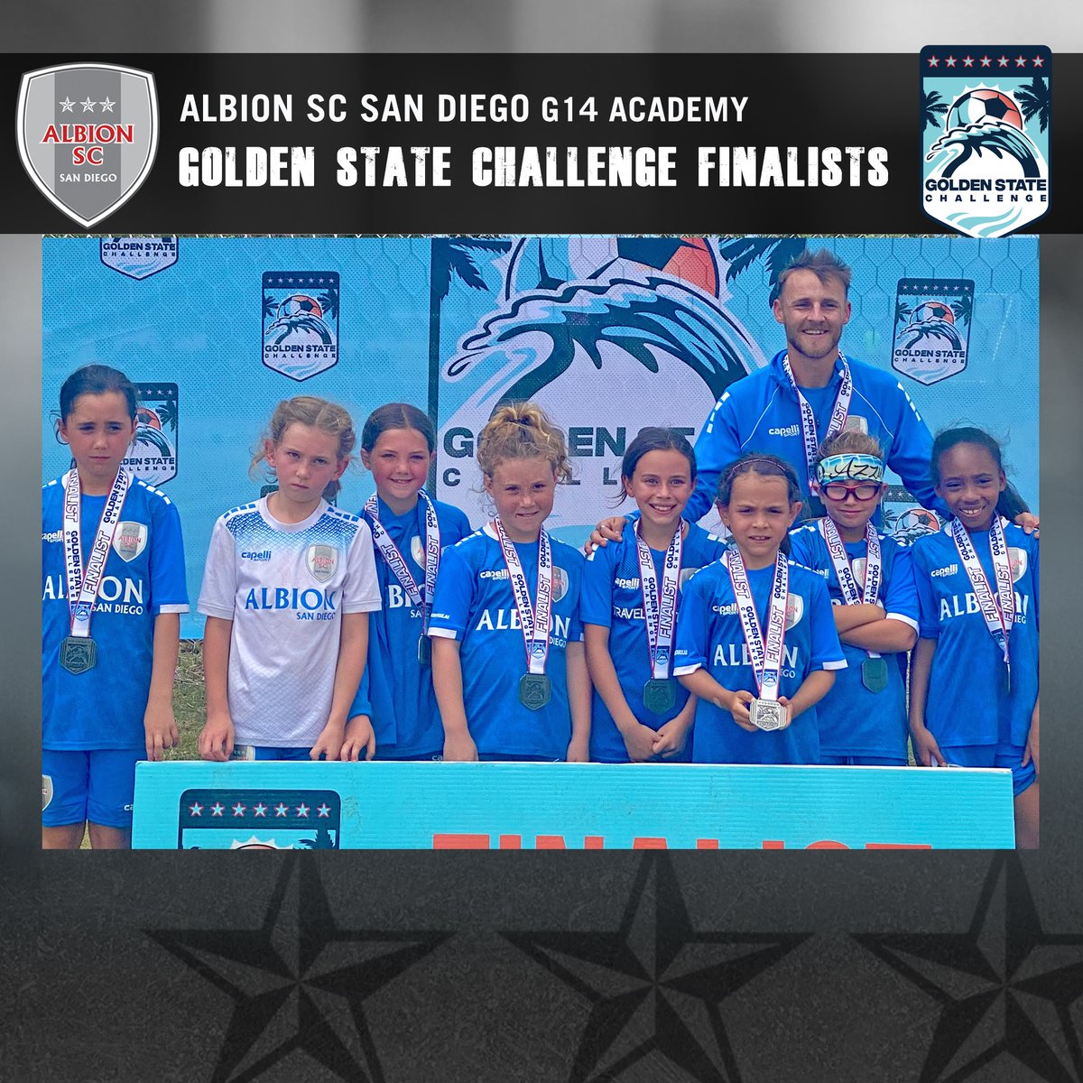 AlbionSc's tweet photo. Congrats to our #ALBION_SC champions and finalists from this past weekend!
π€©π₯ #ALBIONSC G14 Academy #FINALIST
π€©π #ALBIONSC B11 EA #CHAMPION
π€©π₯ #ALBIONSC B09 EA #FINALIST
#GOALBION
#ALBIONProud https://t.co/hLebHyqQz9