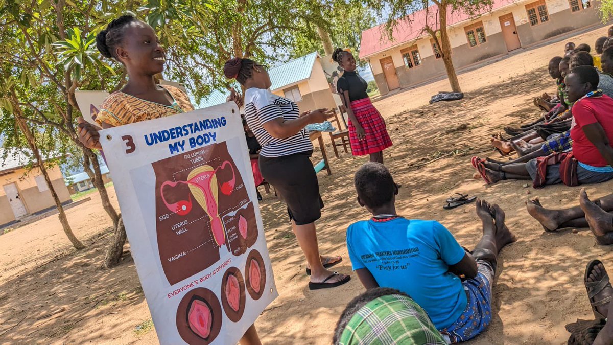 Togetheraliv's tweet photo. Day Two of #MHFest in Napak. We empowered up to 89 girls &amp; women with knowledge on menstrual health - making reusable pads, menstrual cup use &amp; menstrual cycle awareness. Also offered legal literacy. Girls and women recieved pads &amp; menstrual cups. #WeAreCommitted https://t.co/spCCXjBPic