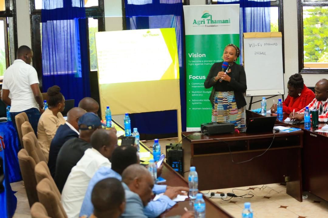 Leo <a href="/AgriThamani/">Agri Thamani Foundation</a> na <a href="/HarvestPlusTZ/">HarvestPlus Tanzania</a> tumeandaa Kikao Kazi kuhusu Mradi wa Lishe Mashuleni #Kagera wenye lengo la kufikia Shule 150 Wilaya 3. Tulikuwa na washiriki 53 kutoka Mkoa, Manispaa na Kata 9 za Bukoba Mjini. Tunamshukuru Mgeni Rasmi Mhe DC Erasto Sima, DC Bukoba. #LisheBora