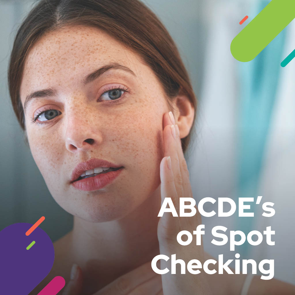 Checking yourself for skin cancer as easy as ABCDE, literally. Dermatology provider Susan Rhyan, PA-C, explains how this simple method can help you determine whether it's time to see a specialist. bit.ly/3nyYj0S

#SkinCancerAwarenessMonth