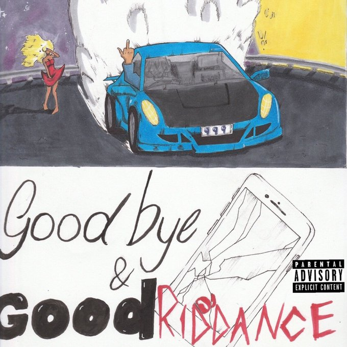 LLJWWRLD's tweet photo. Five years ago today, Juice Wrld dropped his debut album Goodbye &amp; Good Riddance 🕊️ https://t.co/fVHrP0gYCU
