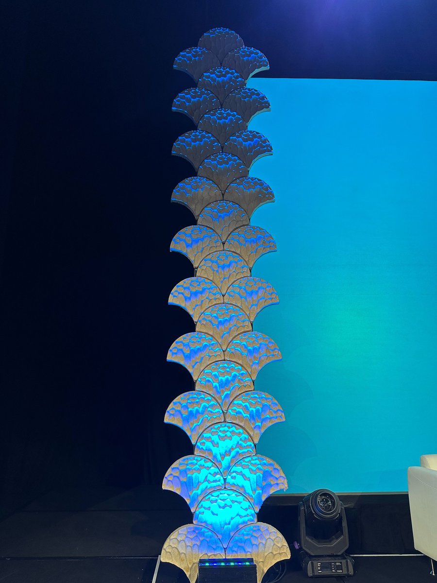 ecovative's tweet image. The world-class biology conference #SynBioBeta2023 wouldn&apos;t be complete without biology making a stage debut.

We&apos;re always honored to grow mycelium acoustic panels/totems for the @SynBioBeta conference!