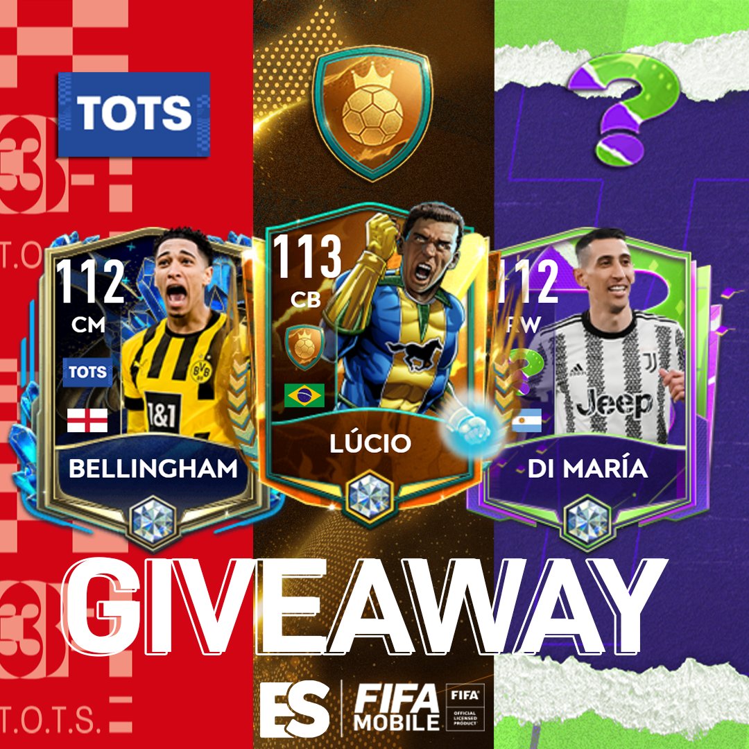 🌟 EXCLUSIVE TRIPLE GIVEAWAY!

To enter:
✅ Follow @enezsarioglu and @EAFIFAMOBILE 
🔁 Retweet this tweet
✍️ Reply with the player you want

• Thanks @EAFIFAMOBILE for sponsoring.
• Giveaway will end on Thursday reset!

#FIFAMobile