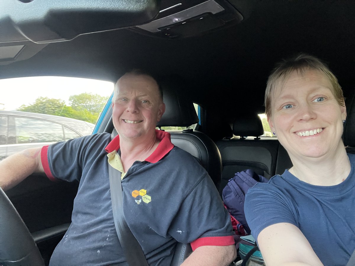 York bound to complete our DASH training at the National Bee Unit!  Info about the scheme can be found in the link attached from BS Bees bshoneybees.co.uk/dash #beefarmingapprentice #dash #lovebees #localhoney #shropshirehoney #healthybeeshappybees #awardwinninghoney #honeybees