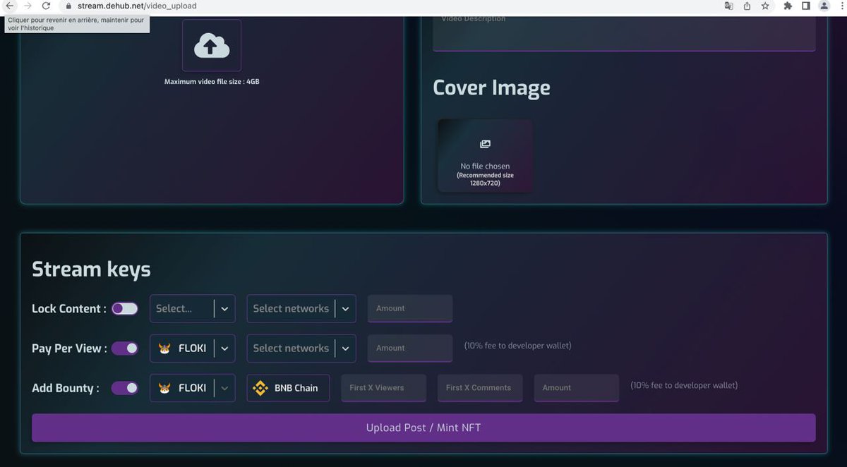 VibesCastX's tweet image. $floki community, welcome to #Dehub.
You can now claim w2e utility for your token.
Congratulations
@dehub_official
@FlokiFi 
@RealFlokiInu 

#w2e #ppv #streaming #floki #Watch2Earn #crypto #eth #matic #bsc #bnb #youtube #Blockchain