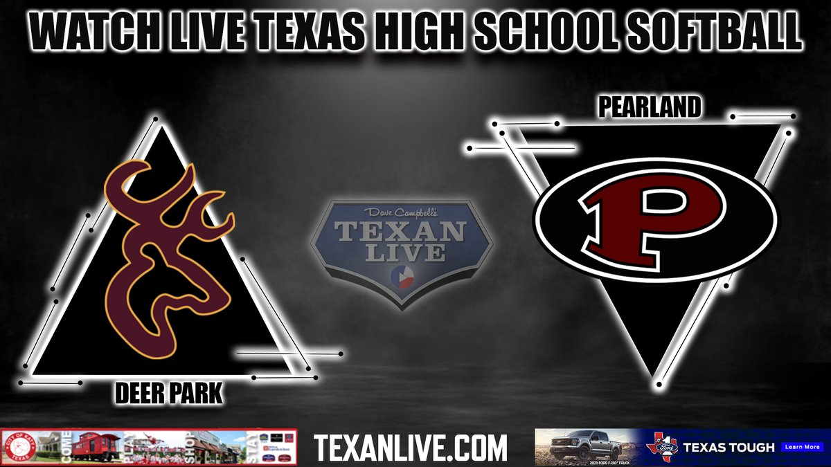 Dave Campbell’s Texan Live - Texanlive.com (@texan_live) on Twitter photo SOFTBALL REGIONAL FINAL PLAYOFFS
WATCH THIS GAME LIVE
Deer Park vs Pearland
Friday 5/26/2023
<a href="/sportsguy409/">LJR SPORTS Media</a> on the call
Coverage begins at 7:30PM
One Game Playoff Live Link click here: bit.ly/3q4HIn9
#TXHSSB <a href="/dctf/">Dave Campbell's — TexasFootball.com</a> SOFTBALL REGIONAL FINAL PLAYOFFS
WATCH THIS GAME LIVE
Deer Park vs Pearland
Friday 5/26/2023
<a href="/sportsguy409/">LJR SPORTS Media</a> on the call
Coverage begins at 7:30PM
One Game Playoff Live Link click here: bit.ly/3q4HIn9
#TXHSSB <a href="/dctf/">Dave Campbell's — TexasFootball.com</a>