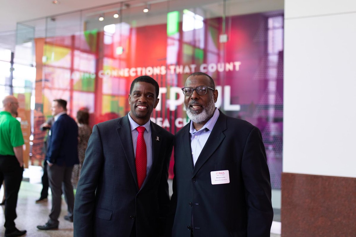 Did you know as a <a href="/mnblackchamber/">Minnesota Black Chamber of Commerce</a> Premium Member, you also receive reciprocal membership to the <a href="/SPACC/">St. Paul Area Chamber</a>?

Check out MBCC Premium Member, Michael Franks, utilizing his reciprocal membership &amp; making connections at the St Paul Area Chamber's Ribbon-Cutting event last week.