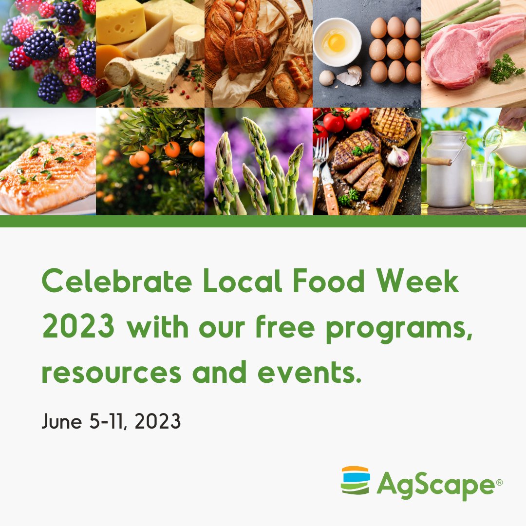 Local Food Week 2023 in Ontario is June 5-11! We will celebrate by offering free resources, programs and events that will positively impact your students or children's food literacy. To learn more and register, visit: ow.ly/zzPG50OuPj8 
#LoveONTFood