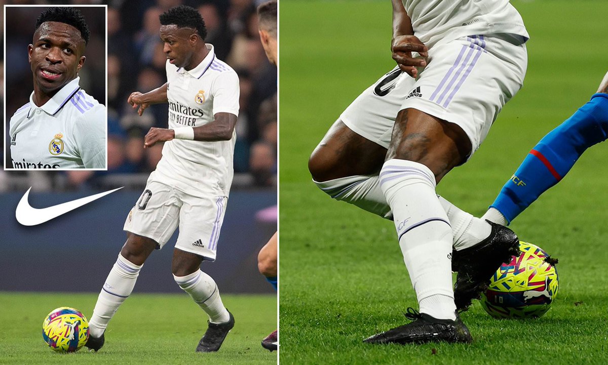 PointFootfr's tweet image. 🇪🇸Selon la presse espagnole la firme NIKE va préparer une campagne antiracisme suite au débordement qui a eu lieu durant le match Valence - Madrid. 
Elle compte marquer le coup notamment dans les rues de Valence et Madrid ! 
À rappeler que Nike souhaitait se séparer de Vinícius.
