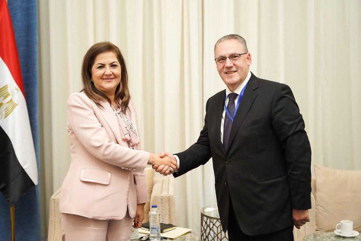 halaelsaid's tweet image. Pleased to have met with @AbdallahAldard1, @UNDP Assistant Secretary General at the #AfDBAM2023, to reinforce our partnership in driving sustainable growth and prosperity for Egypt.

The UNDP has been a key strategic development partner, supporting our nation&apos;s pursuit of…
