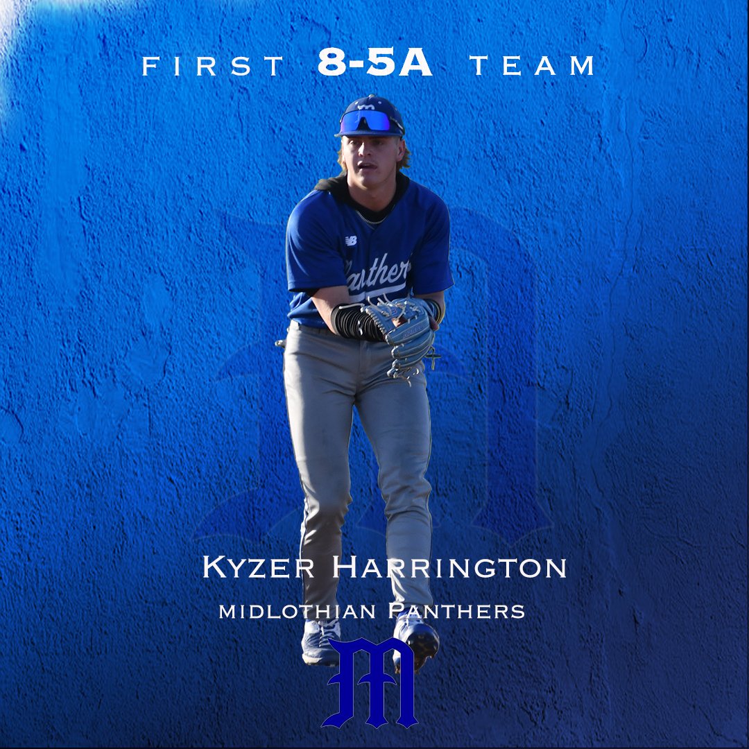 Congratulations to Austin Kyle, Jacob Drake, and Kyzer Harrington for being named to the 2023 1st Team 8-5A All District Team. #PantherPride #MISDPROUD