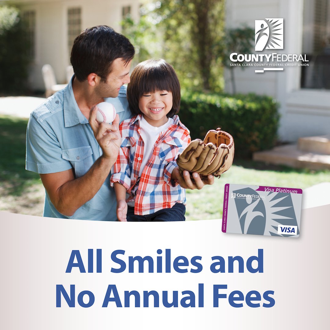 No annual fees and no unpleasant surprises. Shop or pay bills using the County Federal Visa Credit Card. bit.ly/3quUDsL

#sccfcu #creditunion #credit #countyfederal #banking #visa #visacreditcard