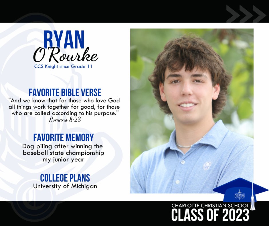 charchristiannc's tweet photo. Congratulations Class of 2023!  🎓 “...and what does the Lord require of you but to do justice, and to love kindness, and to walk humbly with your God.” - Micah 6:8 #seniorhighlights #IamaKnight #AlwaysaKnight https://t.co/nOIzTu8CV9