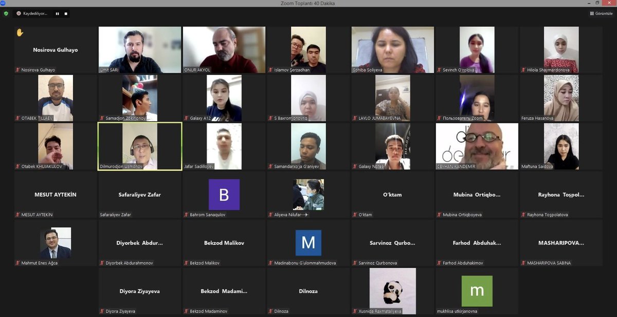 @ruhunlekesi_film ekibi,  Özbekistan Gazetecilik ve İletişim Üniversitesi akademisyenleri ve öğrencilerinden oluşan 50 kişilik bir grupla buluştu. 2,5 saati aşan toplantıda katılımcılar derinlikli ve güçlü analizlerle bir çok soru yönelttiler; son derece keyifliydi ❤️