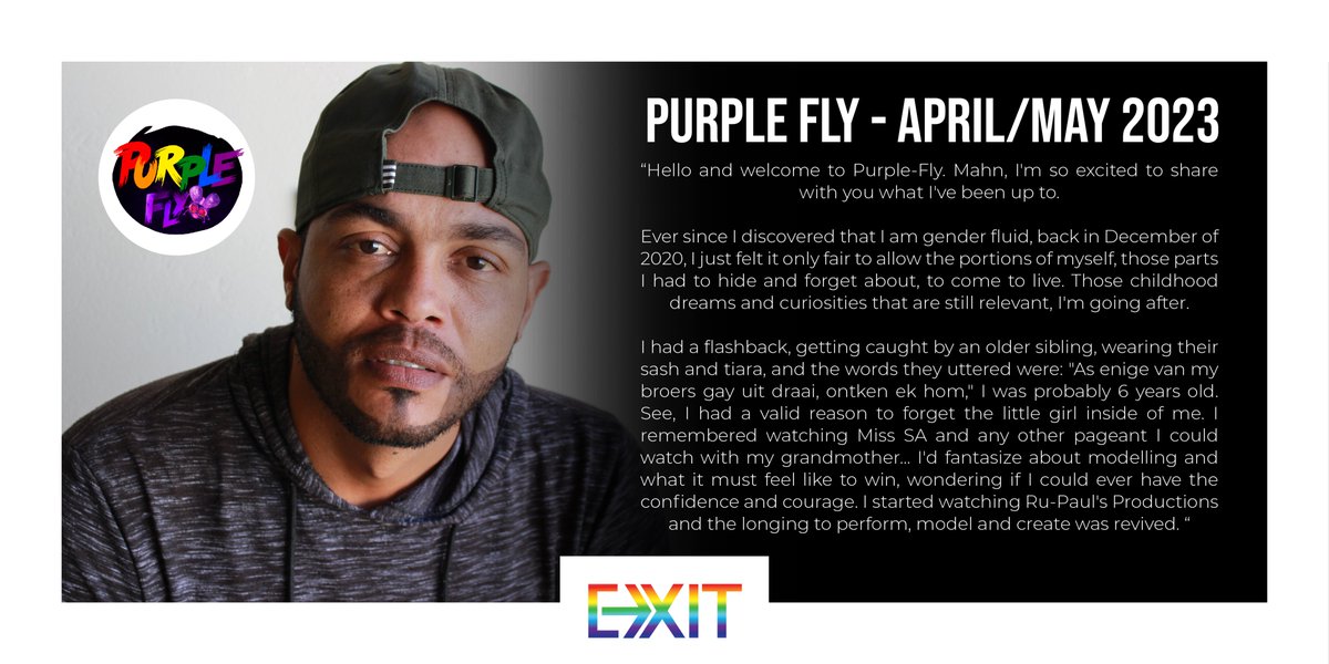 exitnewspaper's tweet image. PURPLE-FLY - APRIL/MAY 2023
Read the full story here:
exit.co.za/2023/05/04/pur…
#queer #EXIT #EXITNEWSPAPER #gay #lgbtg #lgbtqia #pride