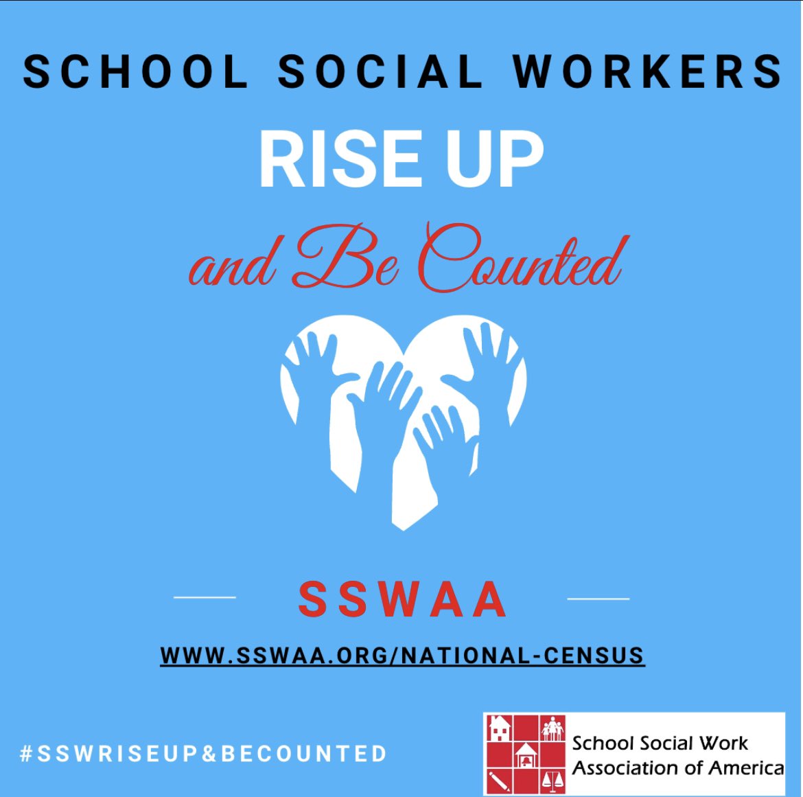 KansasSSWA's tweet photo. We are joining @TheSSWAA in the National Census! By participating we can ensure our profession has the resources and support needed to succeed! #SSWRISEUP&amp;BECOUNTED https://t.co/eA8GmegiJd