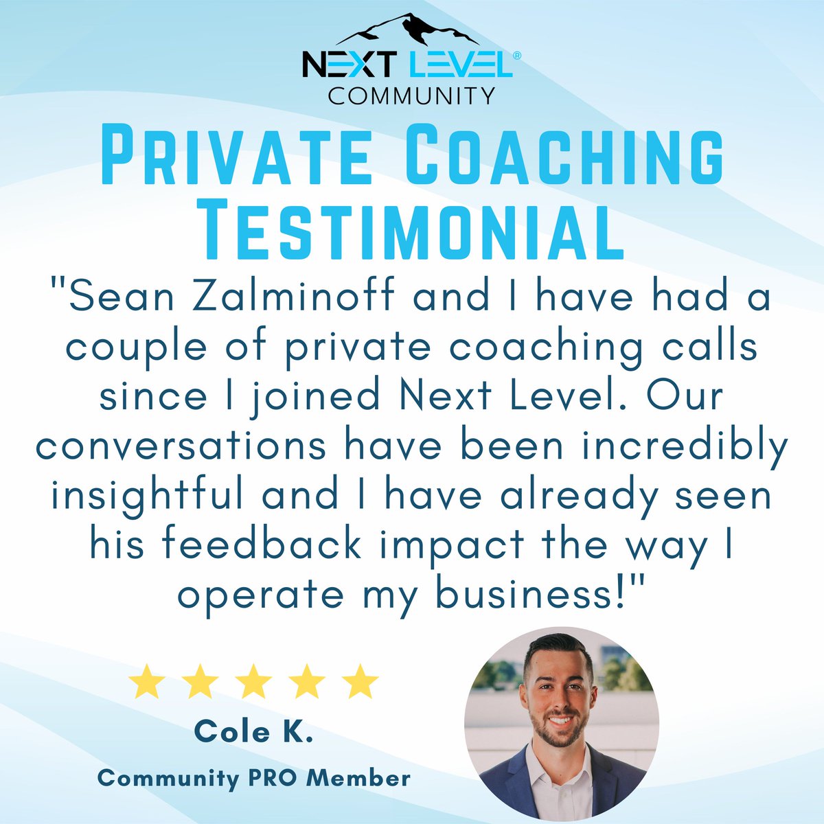 TheNextLevelLOs's tweet photo. Did you know all our Next Level Community members have access to private 1:1 coaching? This could be you!
Visit https://t.co/ZWdfRipiVz to see all the other benefits you'll get when you become a member of our Next Level Community! (link in bio!)

#BecomeNL #testimonial https://t.co/Pb7Hvypf5O