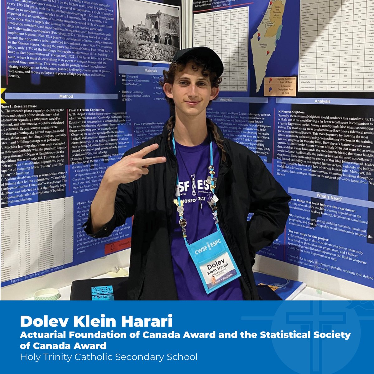 CDSBEO's tweet photo. Congratulations to three CDSBEO students who participated in the Canada-Wide Science Fair in Edmonton last week. Everyone brought home medals and awards totaling over $2500 in cash and prizes! We are so proud of your accomplishments!

#CDSBEOLearning https://t.co/xI50TezbFw