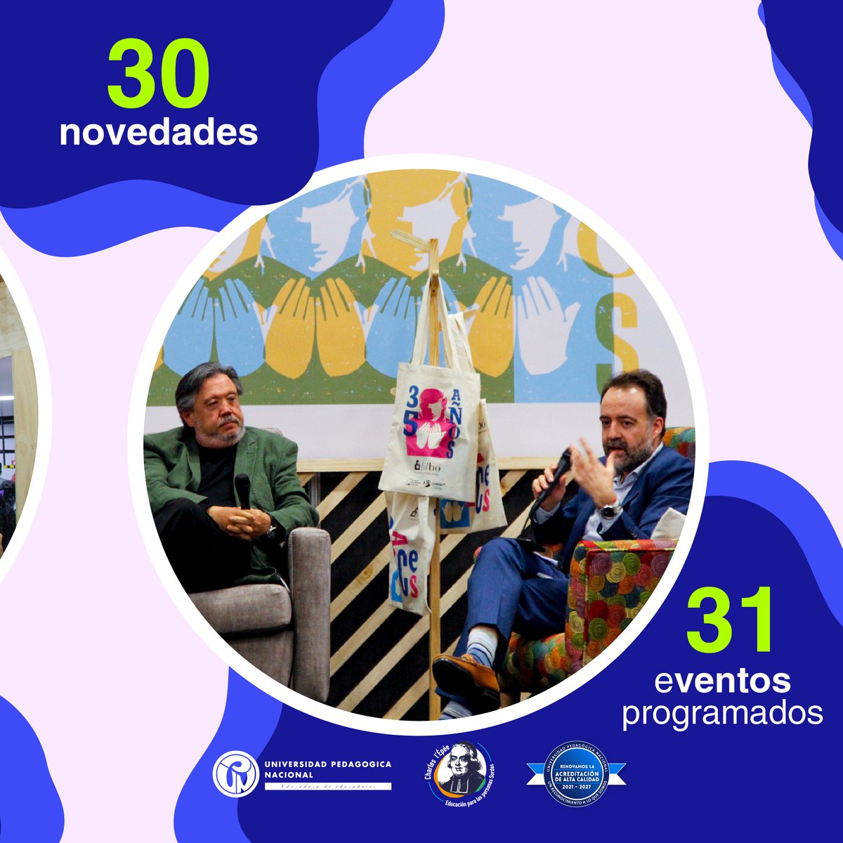 EditorialUPN's tweet photo. ¿Cómo nos fue en #FILBo2023 ? 📈📚

Conoce los #FrutosDeLaPisca 🌿 Nuestros resultados después de vivir la #FILBo35años

➡Síguenos en redes sociales y en nuestra página web ⚪️ https://t.co/gs4F8Bn7h0 para enterarte de todo https://t.co/Hb6a47Qgq6