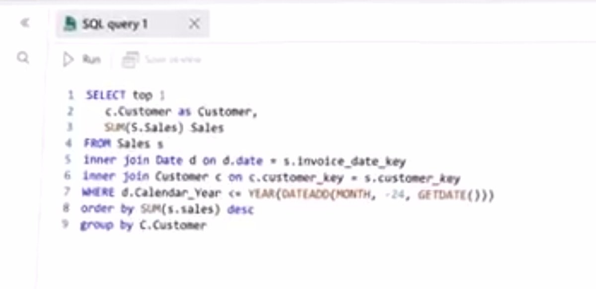 Guys, maybe check the SQL query before doing the demo video?

#MicrosoftBuild #MicrosoftFabric