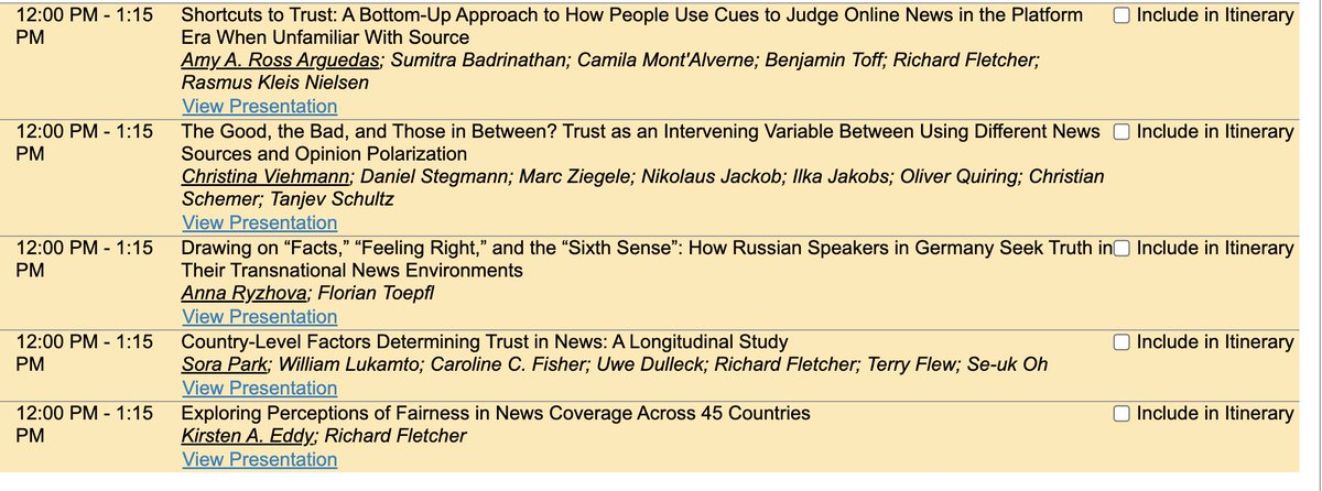 Really, do not plan for lunch at noon, as there is a 4th amazing panel, "Perceptions of News: Notions of Trust and Fairness" in 2-Wentworth chaired by our very own <a href="/iamedson/">edson</a> !