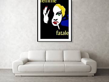 Artwork by Paul Sutcliffe 2014 

#female #femme #femmefatale #vintage #vintageposters #noir #filmnoir #barbarastanwyck #phyllisdietrichson #marlenedietrich #doubleindemnity #nyc #chicago 

paul-sutcliffe.pixels.com/featured/femme…