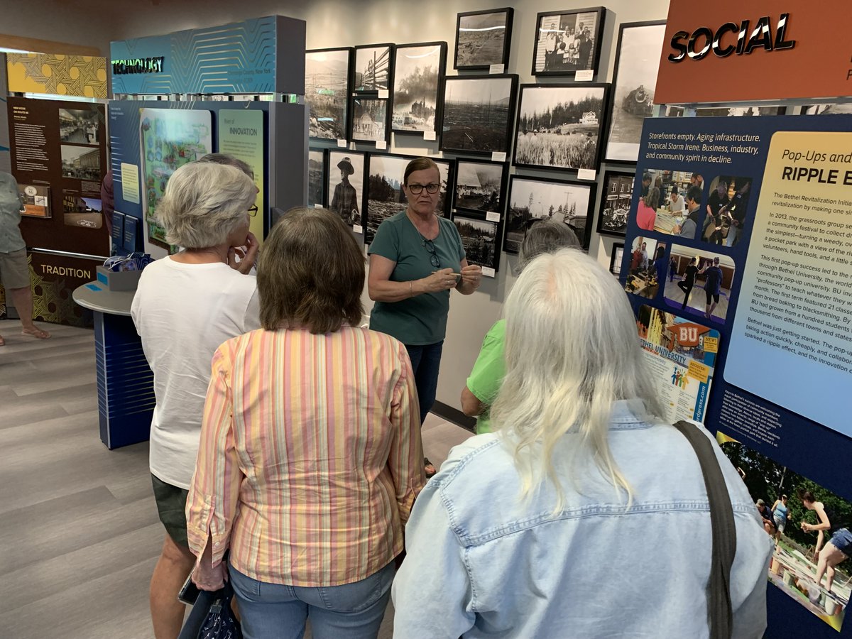 MuseumOnMainSt's tweet photo. "Spark! Places of Innovation" opened this weekend @westbonner! Special thanks to the @IdahoHumanities for your support and partnership! #SmallTownSpark https://t.co/xh34rw53Ck