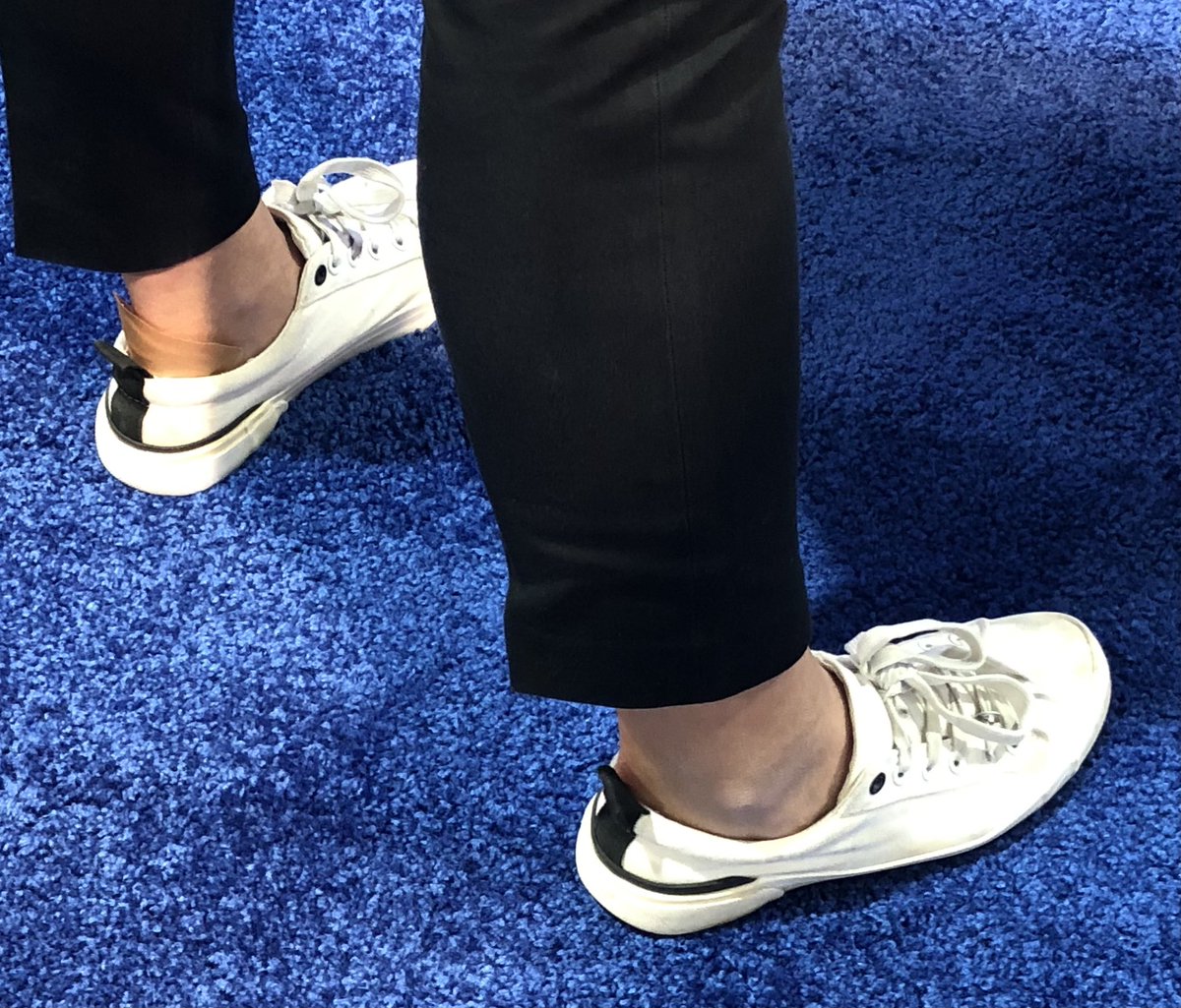 dl_spiegel's tweet image. The shoes of ICSC. There was a time when leather shoes (or heels) were the only acceptable biz footwear. Now @ICSC attendees invest in comfort for the miles of walking. #icsc2023 #retwit @Allbirds @colehaan