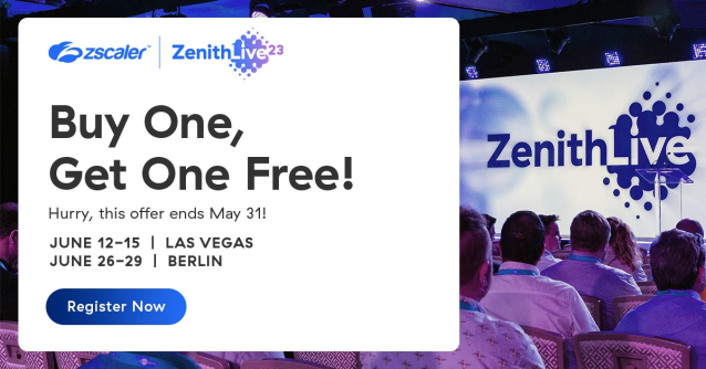 VMBrandon's tweet photo. 🚨 Good news! We’re extending the buy one, get one promotion for Zenith Live ’23 to May 31! Don’t delay—purchase your registration today and bring a colleague at no additional cost. Register now: https://t.co/UnT02Uai4P #ZenithLive2023 https://t.co/erLSeIefES https://t.co/zdwogQRkc1