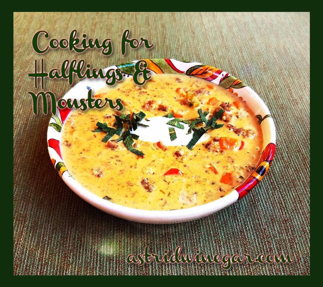 New #cookbook photo: 'Butternut Risotto Soup.' #comfortfood #nmtrue #amcooking #sausage #butternutsquash #sage