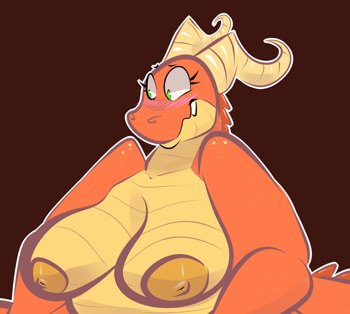 Gift are for <a href="/_Sluggabed/">Sluggabed</a>! 

Their dragon is SUCH  a cutie <33
=========

So, heard you're into humans???

"WH-..pff nOo!!"