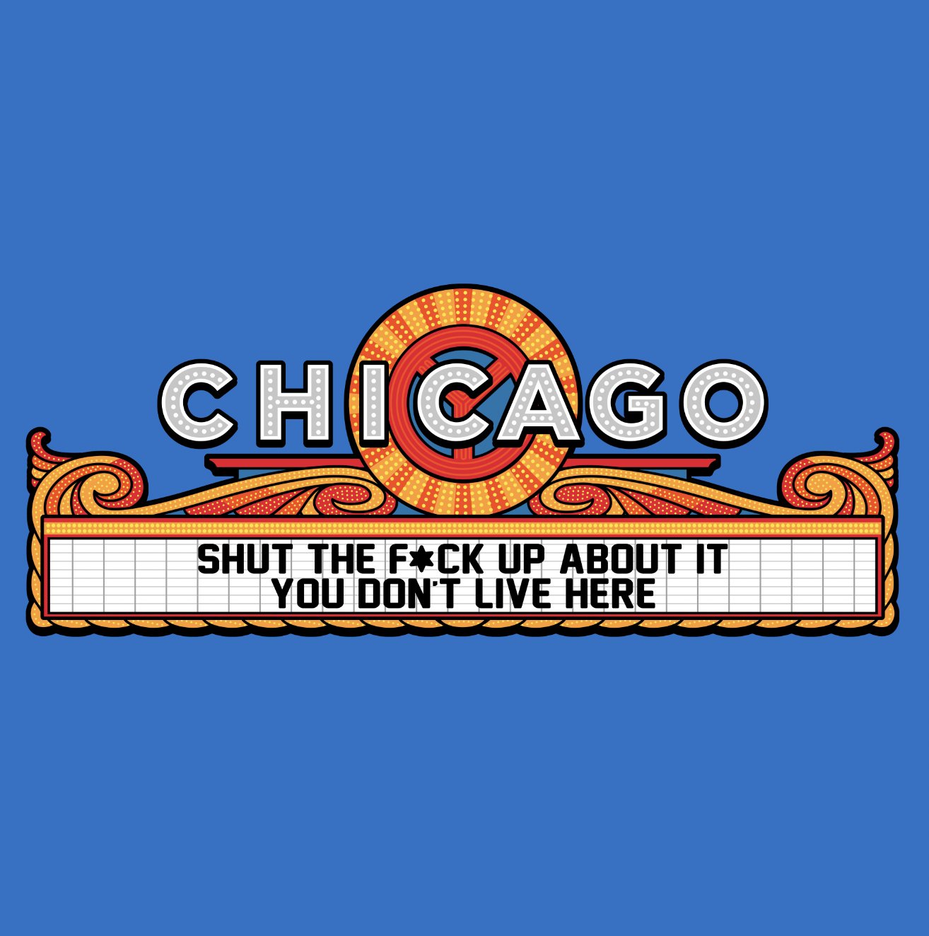 Harebrained 🐇🧠 on Twitter: "Two brand new STFU About Chicago tees have