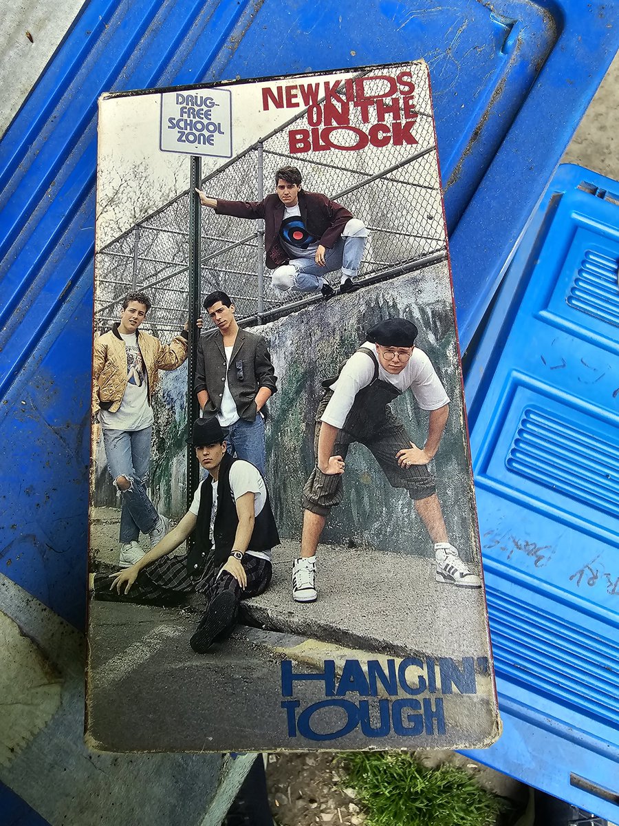 @DonnieWahlberg look at this awesome find today!!!! NewKids VHS tape!