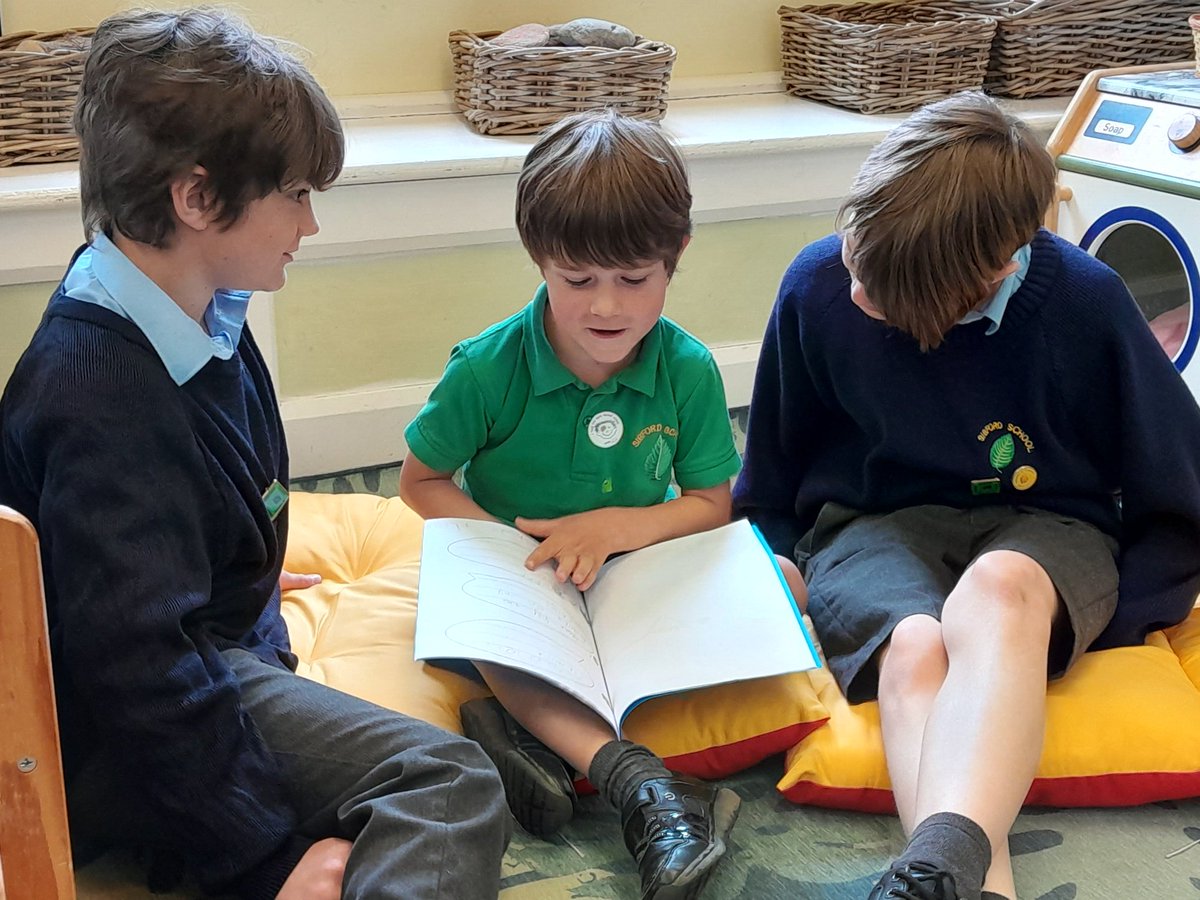 Inspired by our Talk for Writing text, we made up our own versions of 'The Three Little Pigs' using our own animals (including sugar gliders).  They loved reading them to Year 5. <a href="/Talk4Writing/">Talk for Writing</a> <a href="/PieCorbett/">Pie Corbett</a> #BeYouBeSibford #SibfordEYFS #Talk4Writing